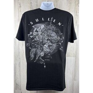 Sullen Warrior Knight War Horse T-Shirt Large (21”x30”)